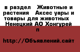  в раздел : Животные и растения » Аксесcуары и товары для животных . Ненецкий АО,Хонгурей п.